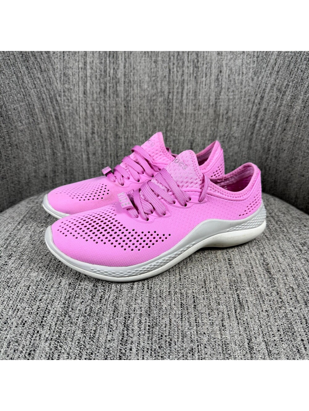 Crocs LiteRide 360 Pacer Pink Athletic Sneakers Women's Size 8 Shoes 206705